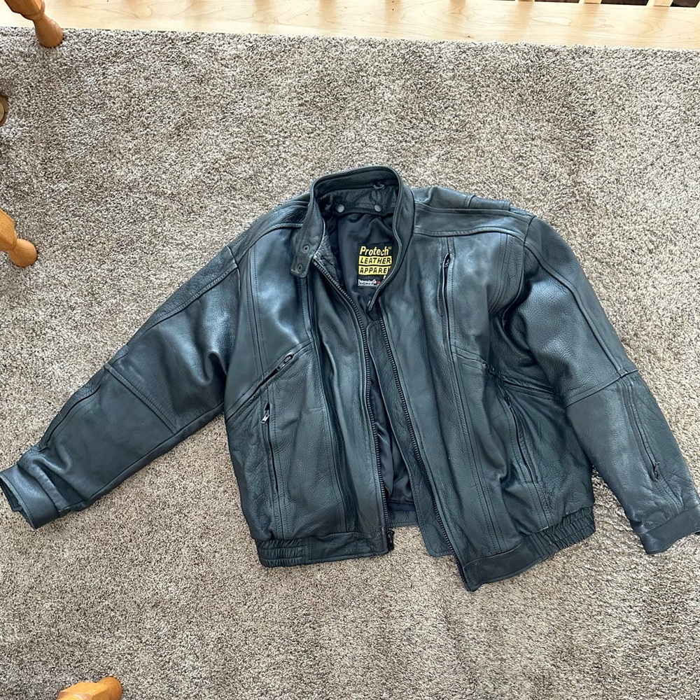 Protech Leather Apparel Mens Jacket